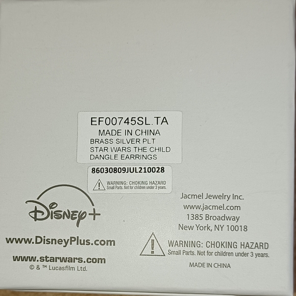 LICENCED Disney Star Wars The Mandalorian Baby Yoda Fine Silver Plated Earrings - Picture 9 of 10